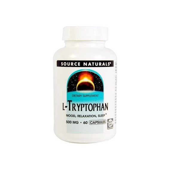 Source Naturals L-Tryptophan 500 mg 60 caps L-Триптофан