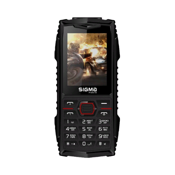 Мобильный телефон Sigma mobile X-treme AZ68 Black-Red (UA UCRF)