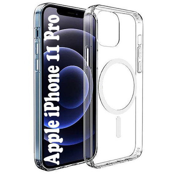 Аксесуар для iPhone BeCover TPU Case з MagSafe Transparancy для iPhone 11 Pro (707797)