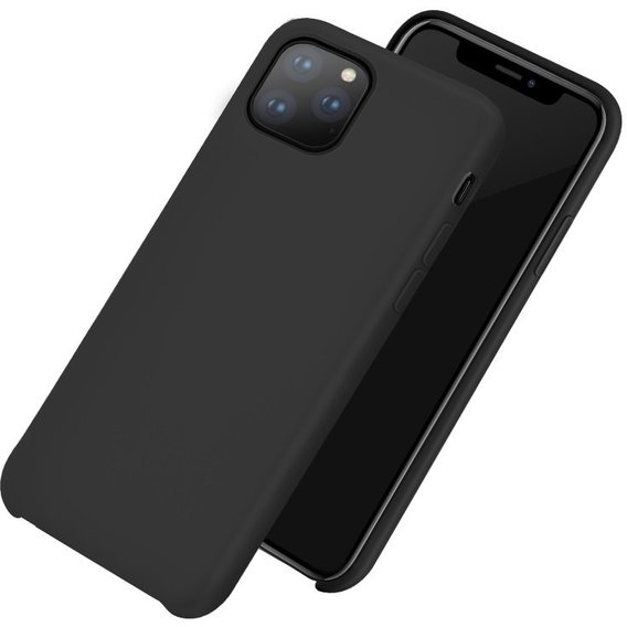 Аксессуар для iPhone Hoco Silicone Case Pure Series Black for iPhone 11 Pro Max