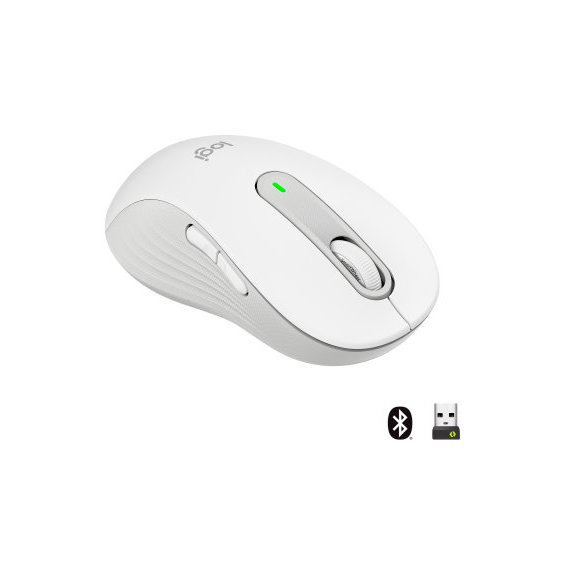 Мишка Logitech Signature M650 L Wireless Mouse LEFT Off-White (910-006240)