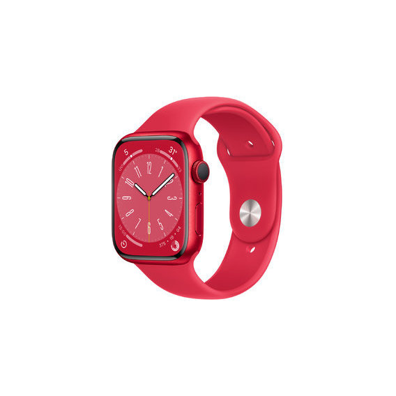 Apple Watch Series 8 45mm GPS (PRODUCT) RED Aluminum Case with (PRODUCT) RED Sport Band (MNP43) UA