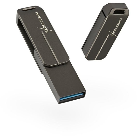 USB-флешка eXceleram 64GB U3 Series USB 3.1 Gen 1 Dark (EXP2U3U3D64)