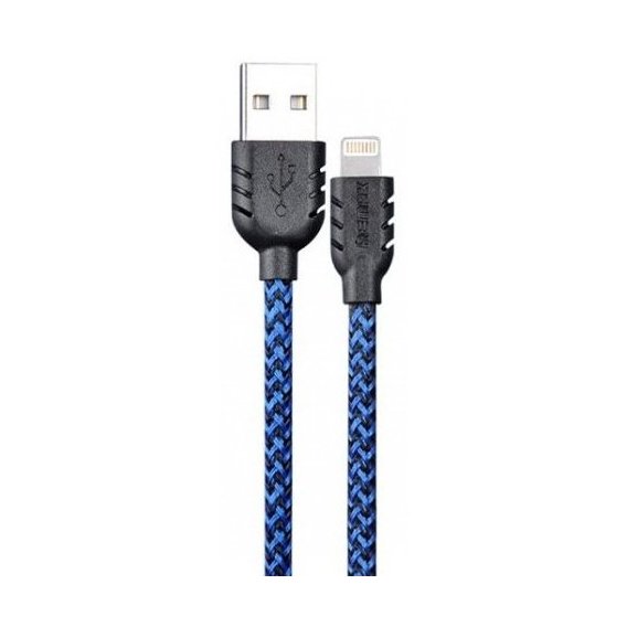 Кабель Remax USB Cable to Lightning Nylon 1m Blue