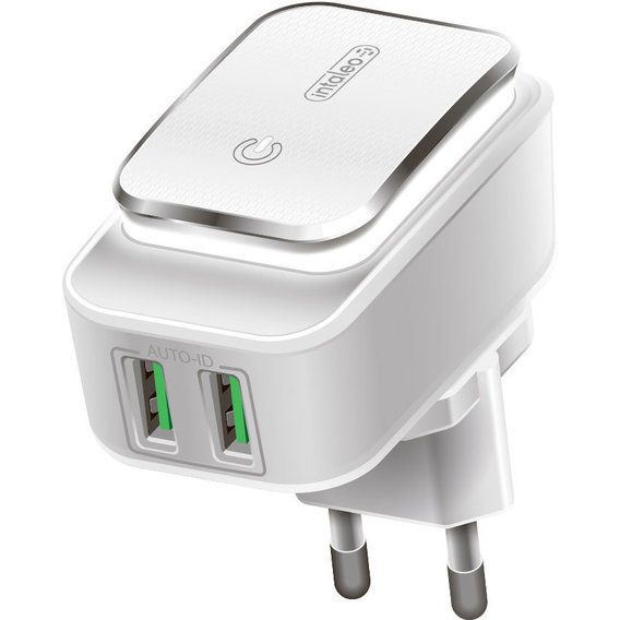 Зарядное устройство Intaleo USB Wall Charger 2xUSB 2.4A White (TCL242)