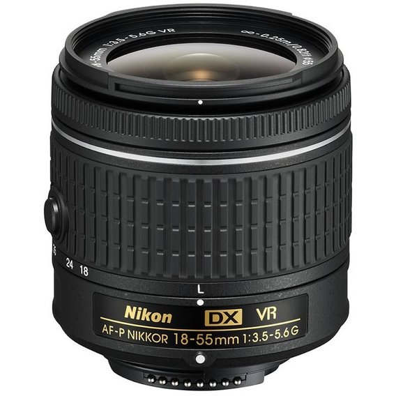 Объектив для фотоаппарата Nikon 18–55mm f/3.5–5.6G AF-P VR DX Nikkor (OEM)