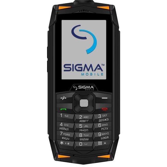 Мобильный телефон Sigma mobile X-treme DR68 Black-Orange (UA UCRF)