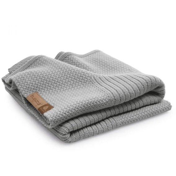 Одеяло шерстяное Bugaboo Soft Wool Light для коляски Grey Melange серый меланж (80153GS01)