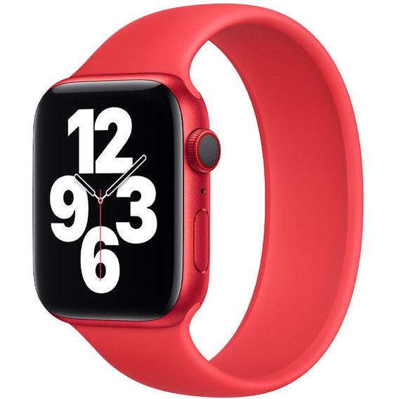 Аксессуар для Watch Fashion Solo Loop Red Size 5 (150mm) for Apple Watch 42/44/45/49mm
