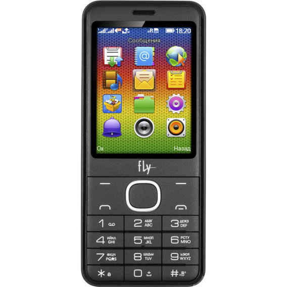 Мобільний телефон Fly FF2801 Grey (UA UCRF)
