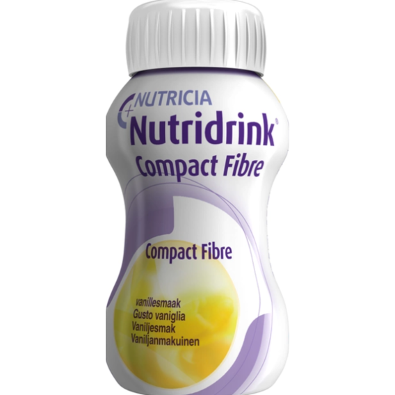 Энтеральное питание Nutricia Nutridrink Compact Fibre Vanilla со вкусом ванили 4х125 мл (8716900551680)