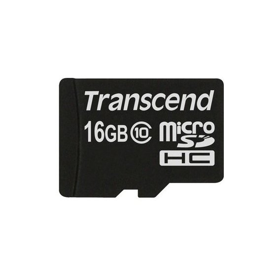 Карта памяти Transcend 16GB microSDHC Class 10 (TS16GUSDC10)