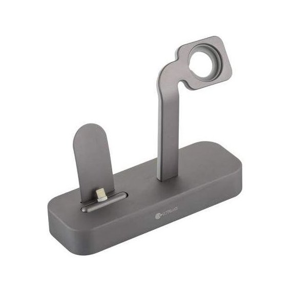 Аксессуар для Watch COTEetCI Base5 Dock Stand Gray (CS2095-GY) for Apple iPhone and Apple Watch