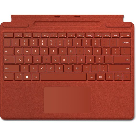 Аксессуар для планшетных ПК Microsoft Surface Pro X / Surface Pro 8 Signature Keyboard Poppy Red (8XA-00021)