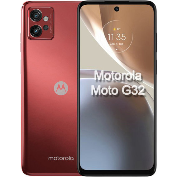 Смартфон Motorola G32 8/256GB Satin Maroon (UA UCRF)