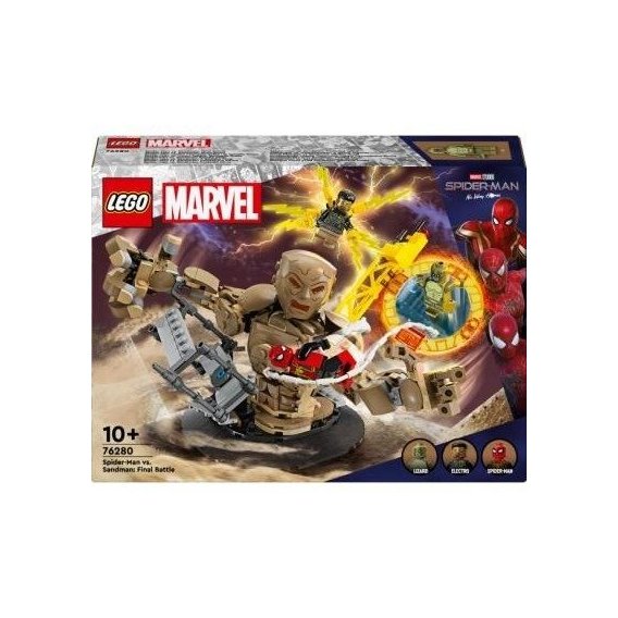 Конструктор LEGO Marvel Человек-Паук vs Песчаный человек: Решающая битва (76280)