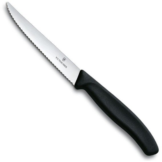 Нож для стейка Victorinox SwissClassic Steak 11см черный (6.7233.20)