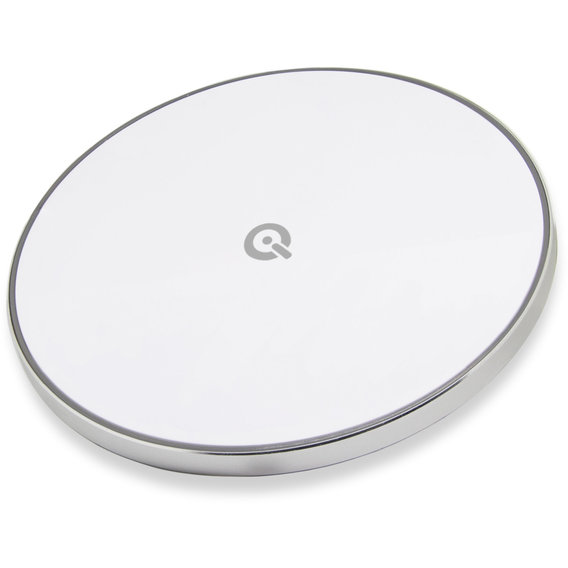 Зарядное устройство Qitech Wireless Fast Charger 2 Gen Silver (QT-GY-68gen2Sl)