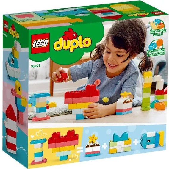 Конструктор Lego Duplo Classic Коробка-сердце 80 деталей (10909)