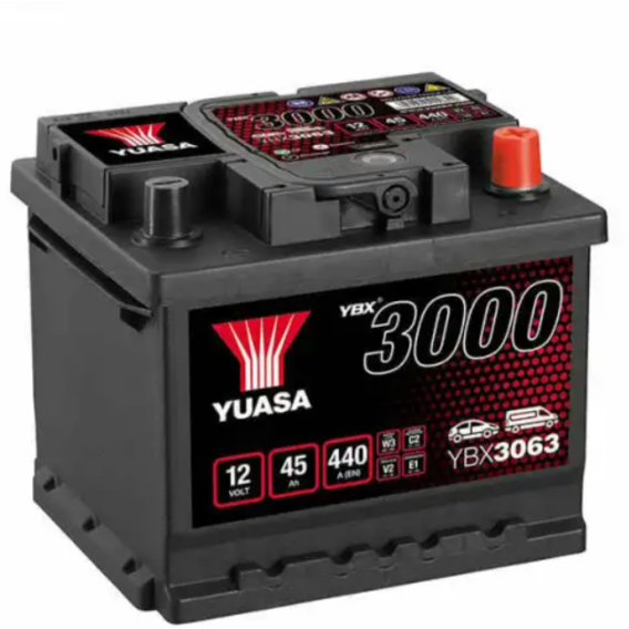 Автомобільний акумулятор Yuasa 6СТ-45 АзЕ (YBX3063)
