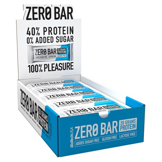 Протеиновые батончики ZERO Bar BioTechUSA 20х50 g / Coconut