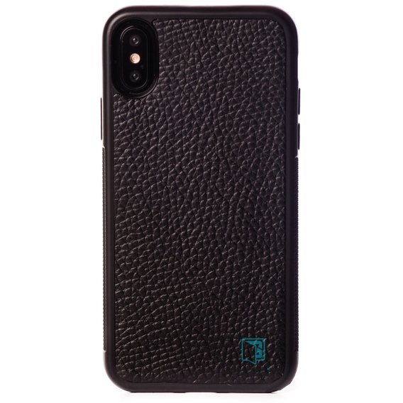 Аксессуар для iPhone Gmakin Leather Case Fleet Black (GLI21) for iPhone X/iPhone Xs