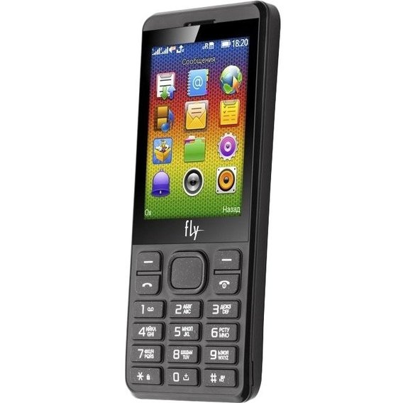 Мобильный телефон Fly FF281 Dual Sim Black (UA UCRF)
