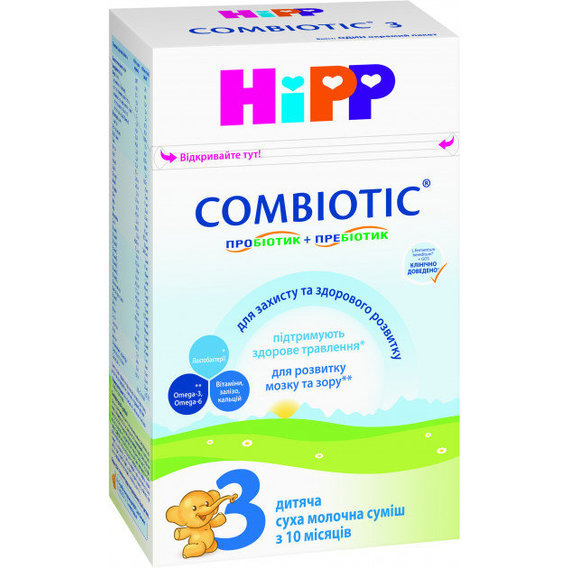 Детская Смесь Hipp Combiotic 3, 500 гр (9062300138785)