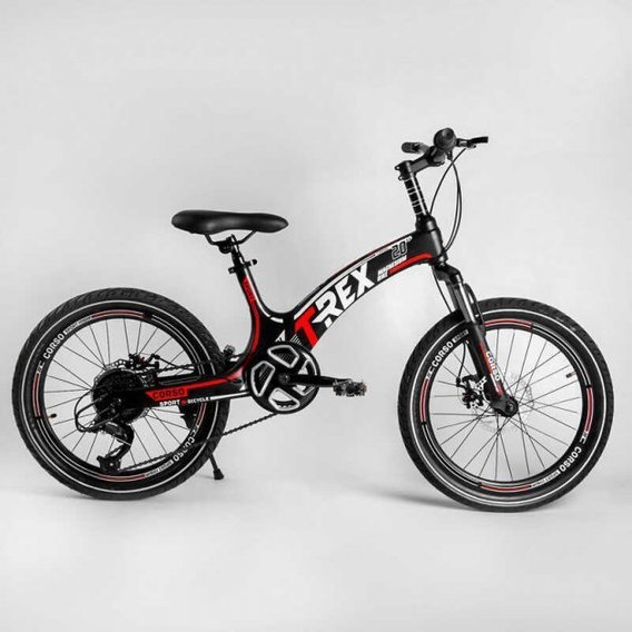 Велосипед Corso T-Rex 41777 (черно-красный)