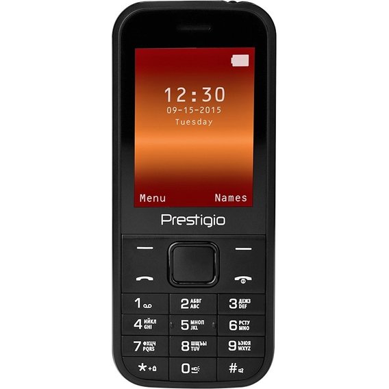Мобильный телефон Prestigio Wize G1 1243 DS Black (UA UCRF)
