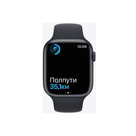 Apple Watch Series 7 45mm GPS Midnight Aluminum Case With Midnight Sport Band (MKN53) Approved Витринный образец