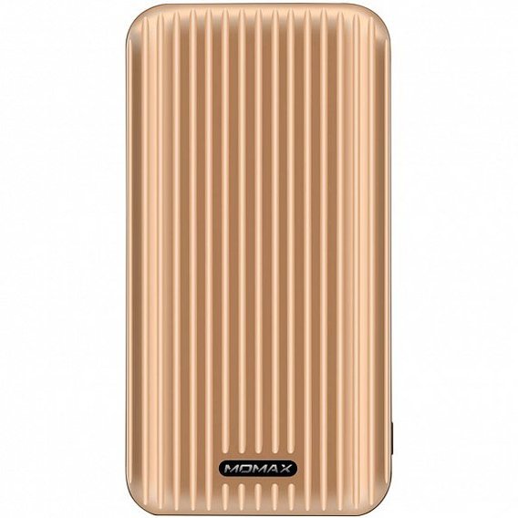 Внешний аккумулятор Momax Power Bank 10000mAh GO Slim Wireless Charger Gold (IP56L)