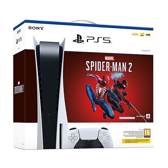 Игровая приставка Sony PlayStation 5 825GB Marvel’s Spider-Man 2 Bundle (1000039695)