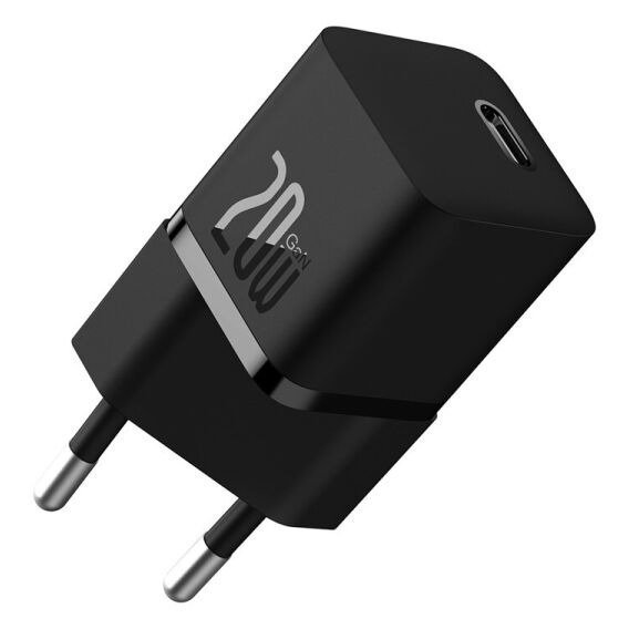 Зарядное устройство Baseus USB-C Wall Charger GaN5 mini 1C 20W Black (CCGN050101)