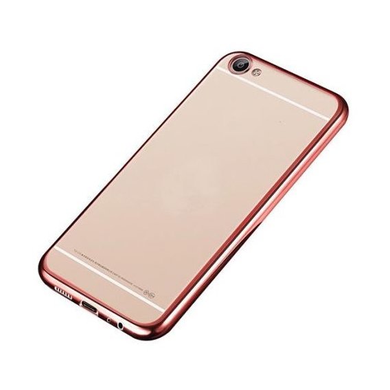 Аксессуар для смартфона TPU Case with Glossy Bumper Pink for Meizu U20