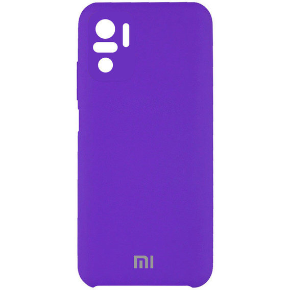 Аксессуар для смартфона Mobile Case Silicone Cover Shield Camera Violet for Xiaomi Redmi Note 10 / Note 10s