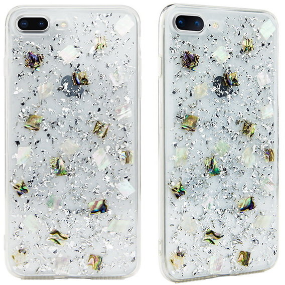 Аксессуар для iPhone SwitchEasy Flash Case Silver Seashell (GS-55-444-40) for iPhone 8 Plus/iPhone 7 Plus