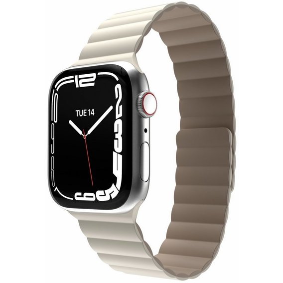 Аксессуар для Watch Switcheasy Skin Silicone Magnetic Watch Band Starlight (MAW801078SI22) for Apple Watch 38/40/41mm