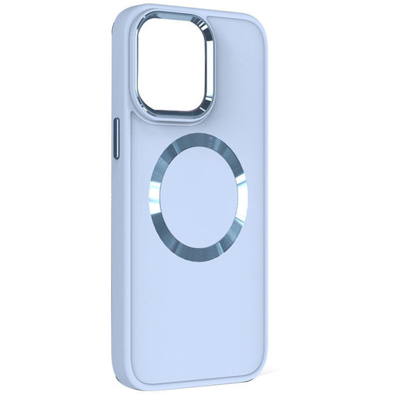 Аксессуар для iPhone TPU Case Bonbon Metal Style with MagSafe Mist Blue for iPhone 13 Pro Max