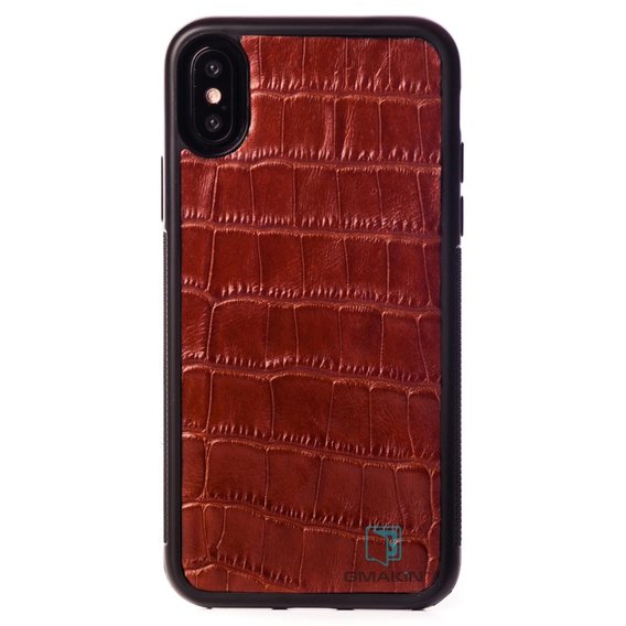 Аксессуар для iPhone Gmakin Leather Case Red (GLI11) for iPhone X/iPhone Xs
