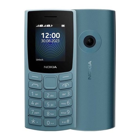 Мобильный телефон Nokia 110 (2023) Dual Sim Cloudy Blue (UA UCRF)