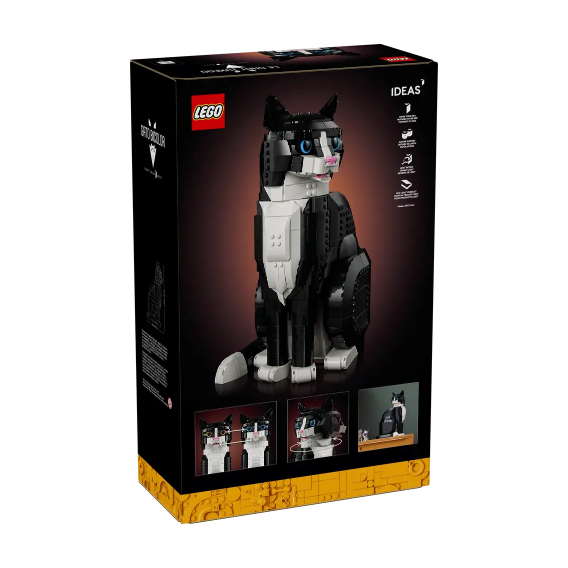Конструктор LEGO Ideas Чёрно-белый кот (21349)