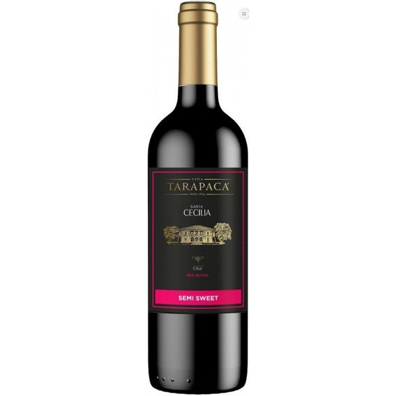 Вино Tarapaca Santa Cecilia Semi Sweet Red (0,75 л) (BW41209)