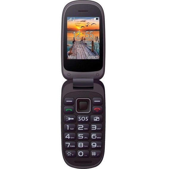 Мобильный телефон Maxcom MM818 Black (UA UCRF)