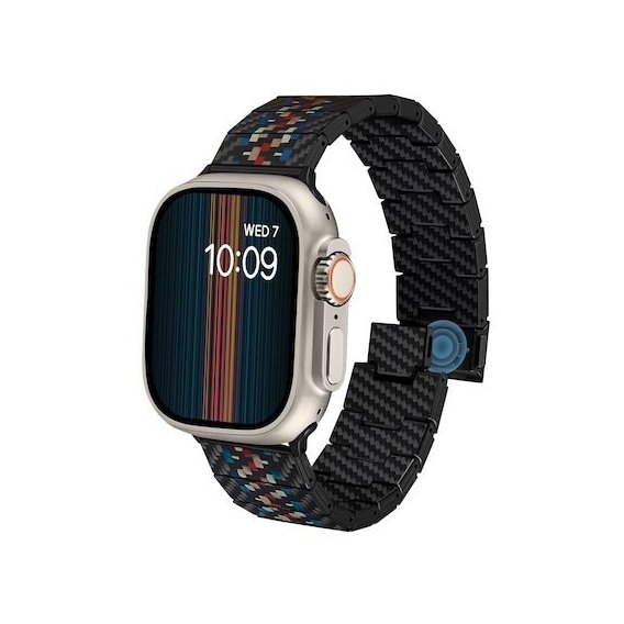 Аксессуар для Watch Pitaka Carbon Fiber Watch Band Rhapsody (AWB2308) for Apple Watch 49/45/44mm