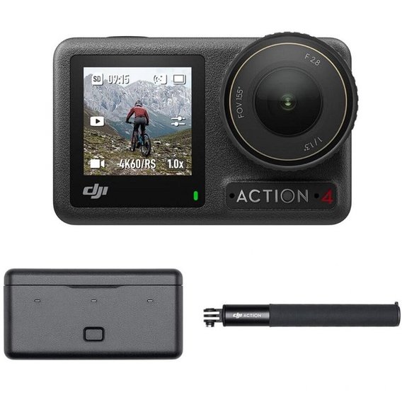 Екшн камера DJI Osmo Action 4 Adventure Combo (CP.OS.00000270.01)