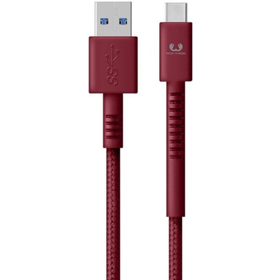 Кабель Fresh 'N Rebel USB Cable to USB-C Fabriq 1.5m Ruby (2CCF150RU)