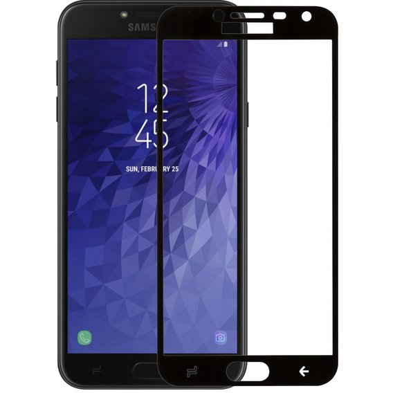 Аксессуар для смартфона MakeFuture Tempered Glass Full Cover Glue Black (MGFCFG-SJ418B) for Samsung J400 Galaxy J4 2018