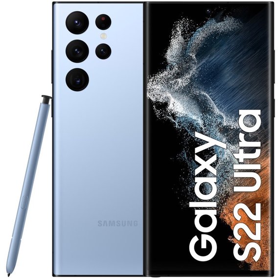 Смартфон Samsung Galaxy S22 Ultra 12/512GB Dual Sky Blue S908B