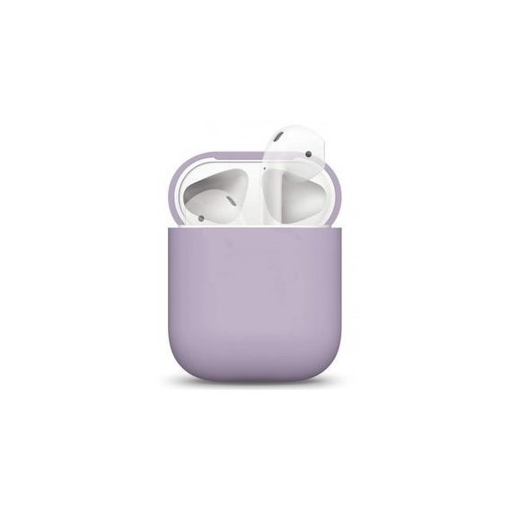 Чехол для наушников TPU Case Lilac for Apple AirPods 2 2019